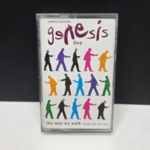 Genesis Live The Way We Walk Volume Two The Longs Cassette Tape 1993 Ltd Ed Rock